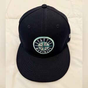 Seattle Mariners New Era Teal and Black hat 59fifty 7 1/8